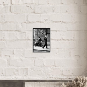 Inramad poster med vintagefoto av gatan i Rom, 4 storlekar A3 (29.7 x 42  cm)