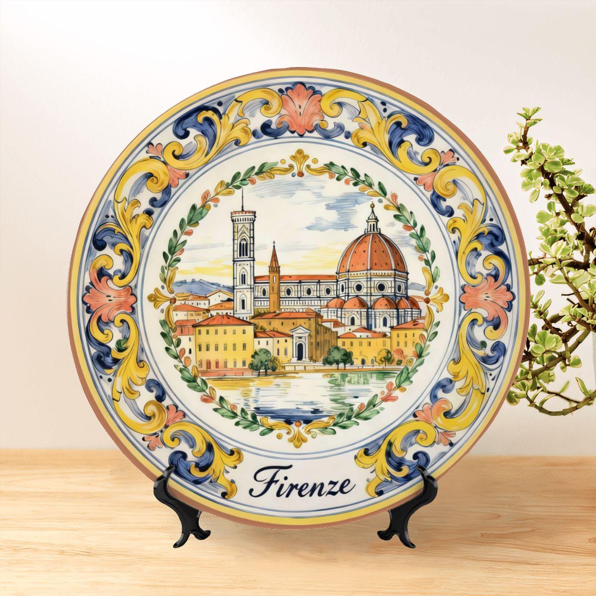Italian Florentine Plate - Etsy