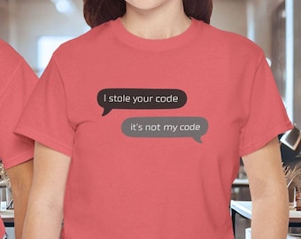 I Stole Your Code Programmer Humor T-Shirt, Computer Science Tee, IT Engineer Gift, Code Joke, Software Developer, Webdev, Geeky Programmer