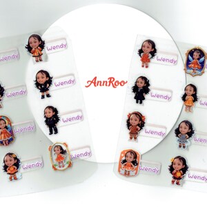 Etichette adesive personalizzate con nome Etichette regalo uniche e carine personalizzate Etichette con nome Divertente regalo Arte Vinile fatto a mano Decorazione per feste Stile perfetto Gioioso