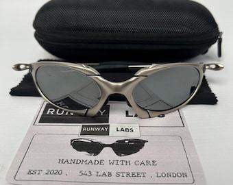 RunwayHyperFlow Polarised professional Tyler Durden Brad Pitt  Vintage Metal Cycling Sunglasses