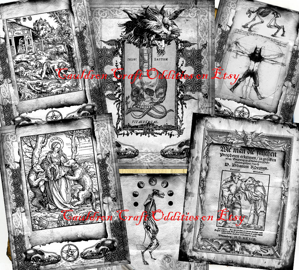 Werewolf Manuscript Instant Download Digital 15 B/w Pages - Etsy