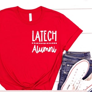 Louisiana Tech Alumni Tasche Stil SVG Cricut PNG-Datei Digital Design Clip Art Latech