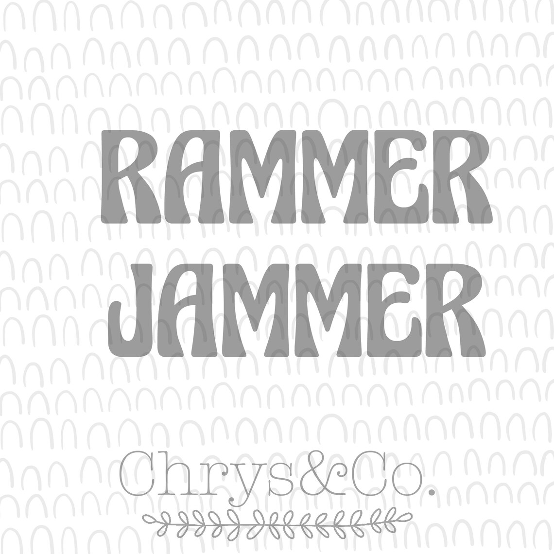 Rammer Jammer Yellow Hammer SVG Cricut PNG File Digital Design Clip Art