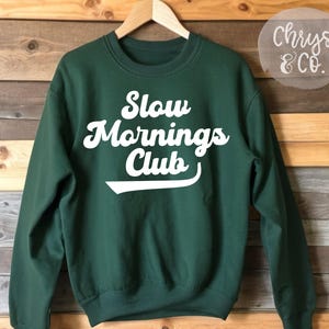 Slow Mornings Club Retro SVG: Homebody Shirt Design (Digital Download