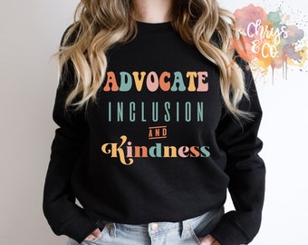 Inclusion & Kindness Groovy PNG: Digital Art for DIY Crafts (Digital Download)