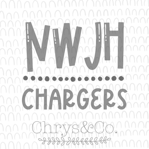 North ster Junior High Chargers SVG Cricut PNG File Digital Etsy