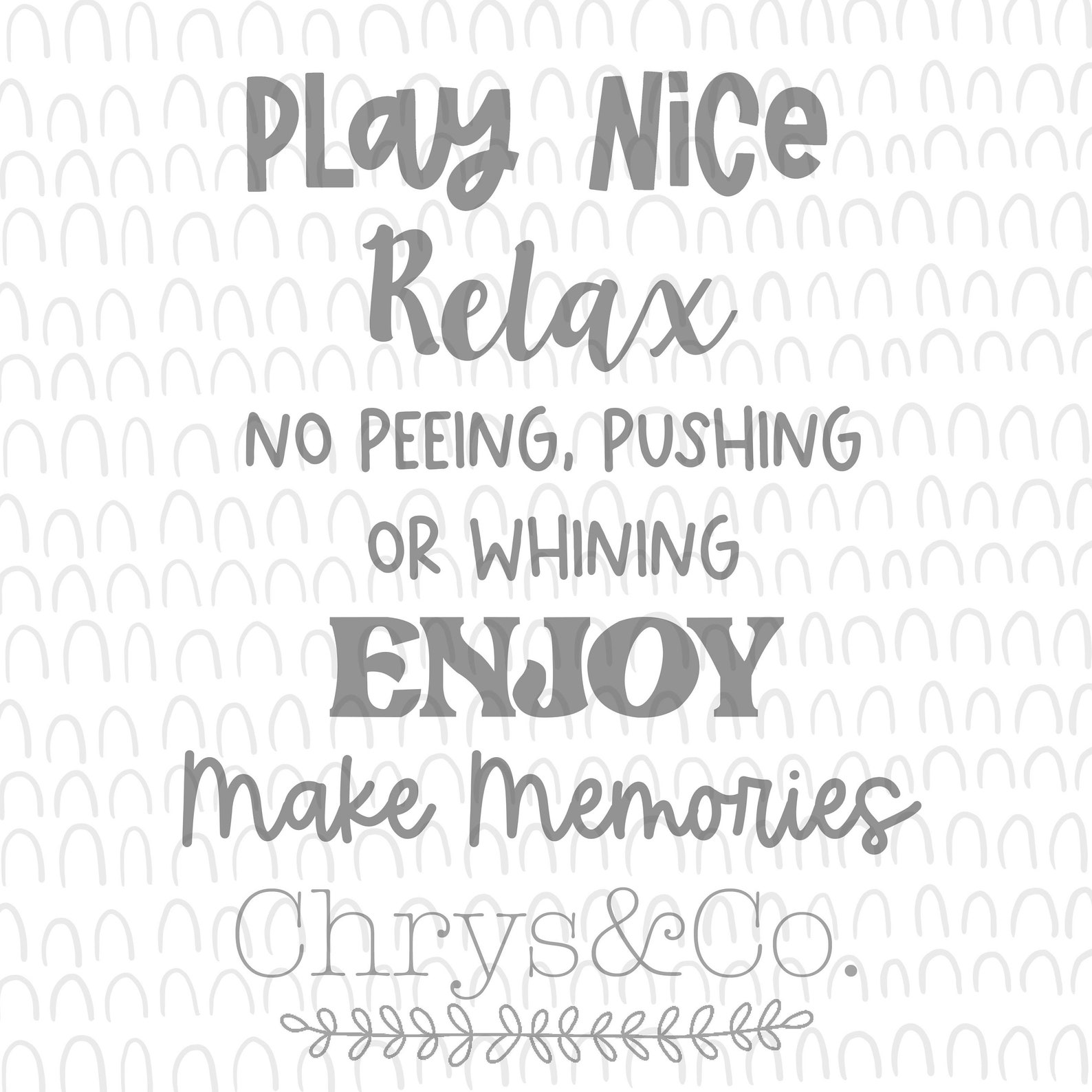 Pool Rules SVG Cricut PNG Cut File Digital Design Clip Art Etsy