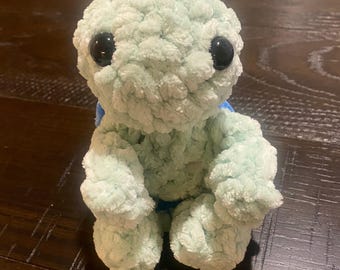Tartaruga marina all'uncinetto: peluche amigurumi fatto a mano, decorazione oceanica
