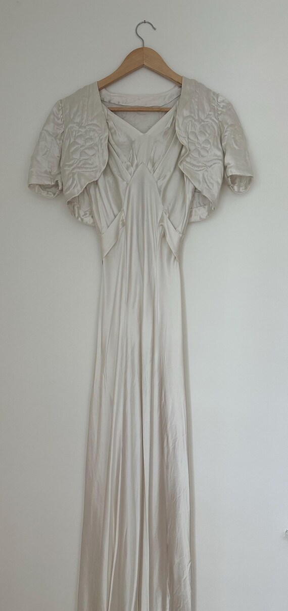 1930s Loretta Bias Dress - Liquorice main image 0