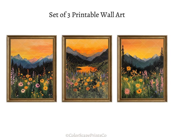 Colorful Landscape Print