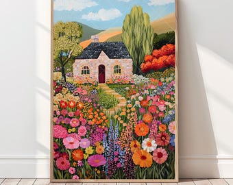 Summer by Vittorio Giardino – Colorful European Landscape Print