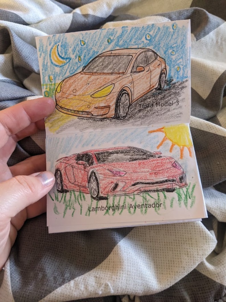 Car Valentine's Day Mini Coloring Book Activity Printable Digital PNG ...