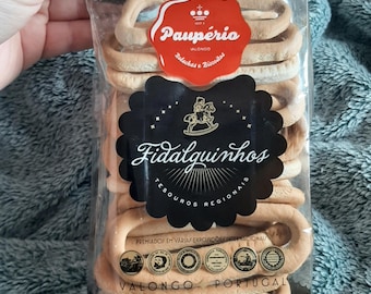 Galletas de Canela Pauperio Galletas de Té Artesanales Portuguesas Galletas Caseras Galletas Horneadas Gourmet Fidalguinhos Veganos Pauperio 300gr