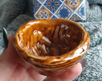 Portuguese Egg Tart Ceramic Coffee Cup Pastel de Nata Expresso Coffee Mug Souvenir from Portugal Handmade Ceramic Pastry Cup Gift Portugal