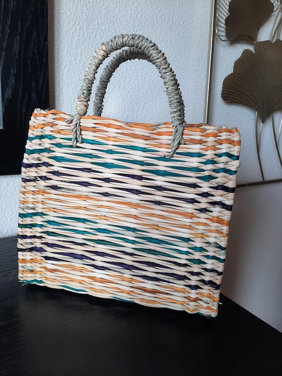 Traditionelle handgemachte portugiesische Korbwaren-Handtasche