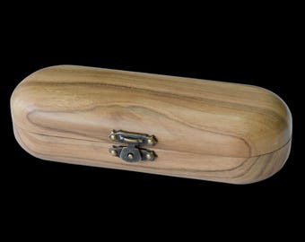 Handmade wooden hard luxury glasses case, Vintage Hard Wooden Case for Eyeglass, Sunglasses, Christmas Gift for him, her, mom, dad, friends