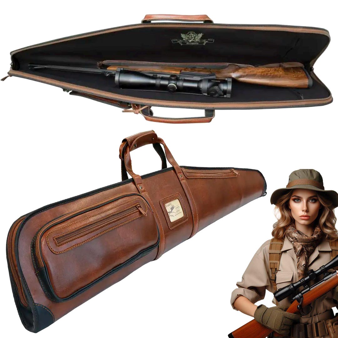 Deceptive Rifle Case Rifle Gun Case for Oprical Scoped Rifles – Hard Shell, Rigid, Eco ...