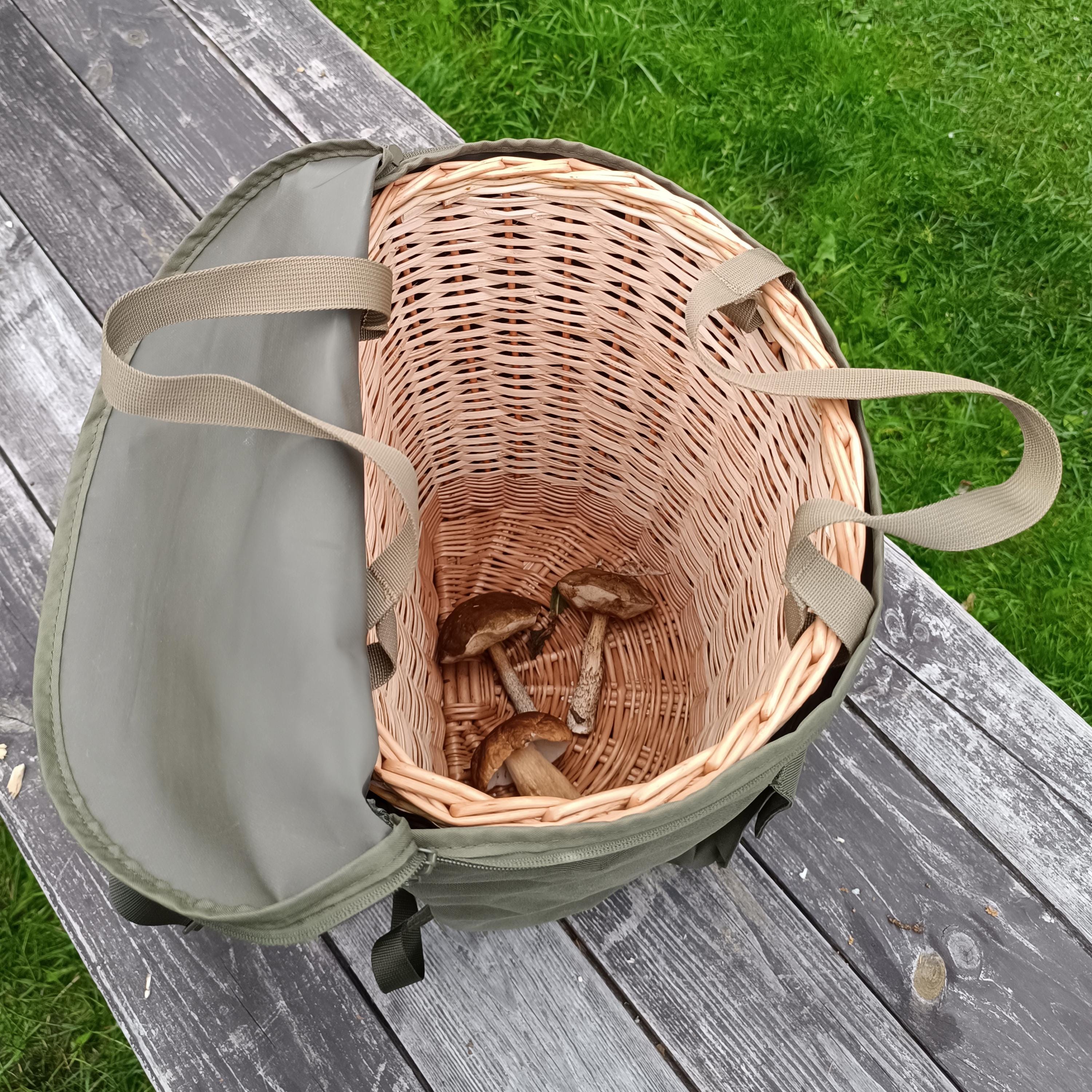 Acheter Sac à Dos Ramasseur De Champignons Avec 2 Paniers De Champignons Acropolis