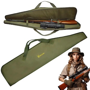 Rifle Case with Scope/Night Sight Vision. Hunting Case for rifled weapons with a telescopic sight.  Birthday Gift for hunter, father, his