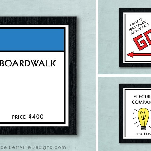 DIGITAL DOWNLOAD Original Monopoly Board Game Space - Etsy