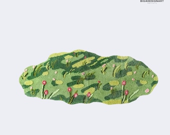Benutzerdefinierte Moss Waldteppiche, Moss Waldteppiche, Moss Waldteppiche, Heimdekor, Für Wohnzimmer, Teppich, Schlafzimmer