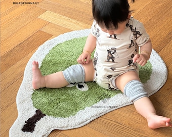 Kids Rug,Large Organic Play Mat Rug,Children’s Rug, Road Rug, Nursery Rug, Montessori rug, Play Rug, Car Rug, Play Carpet, City Rug