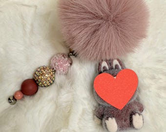 Popular monsters beaded keychains