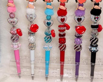 Vintage girl pens