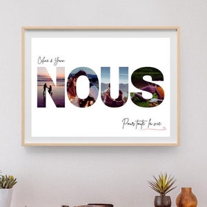 Regalo de pareja personalizado, Póster de pareja personalizado, ¡EE.UU.!