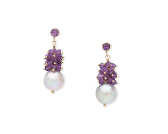Amethyst and Pearl - Etsy