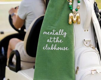 lustiges Golftuch für Golftasche Handtuch Golfliebhaber Geschenk für Golf Geburtstagsgeschenk Damen Golftuch Damen Golfgeschenk für ihren Golf-Geburtstag