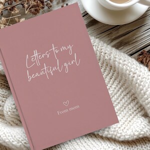 Cuaderno personalizado, diario para hija, cartas de mamá, diario con nombre personalizado, cuaderno escolar, cuaderno con nombre personalizado, diario personalizado