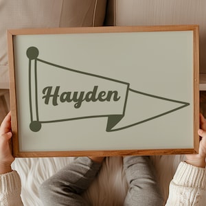 nursery pennant personalized name pennant for nursery decor baby name sign custom name sign nursery decor baby sign for baby room baby gift