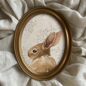 rabbit nursery decor vintage bunny decor rabbit painting neutral nursery decor rabbit nursery print easter bunny decor antique nursery baby