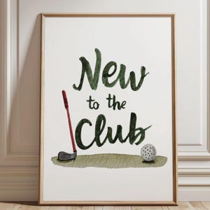 Decorazione murale per cameretta del bambino con tema golf, decorazione vintage per cameretta del bambino con tema golf, stampa personalizzata per pareti per cameretta del bambino con tema golf, stampa per sala giochi per cameretta del bambino con tema golf