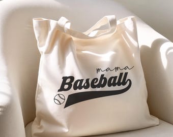 Cadeau voor een honkbalmoeder: sporttas voor wedstrijddagen, cadeau voor een aanstaande sportmoeder, honkbaltas voor mama, gepersonaliseerde draagtas met benodigdheden voor een honkbalmoeder