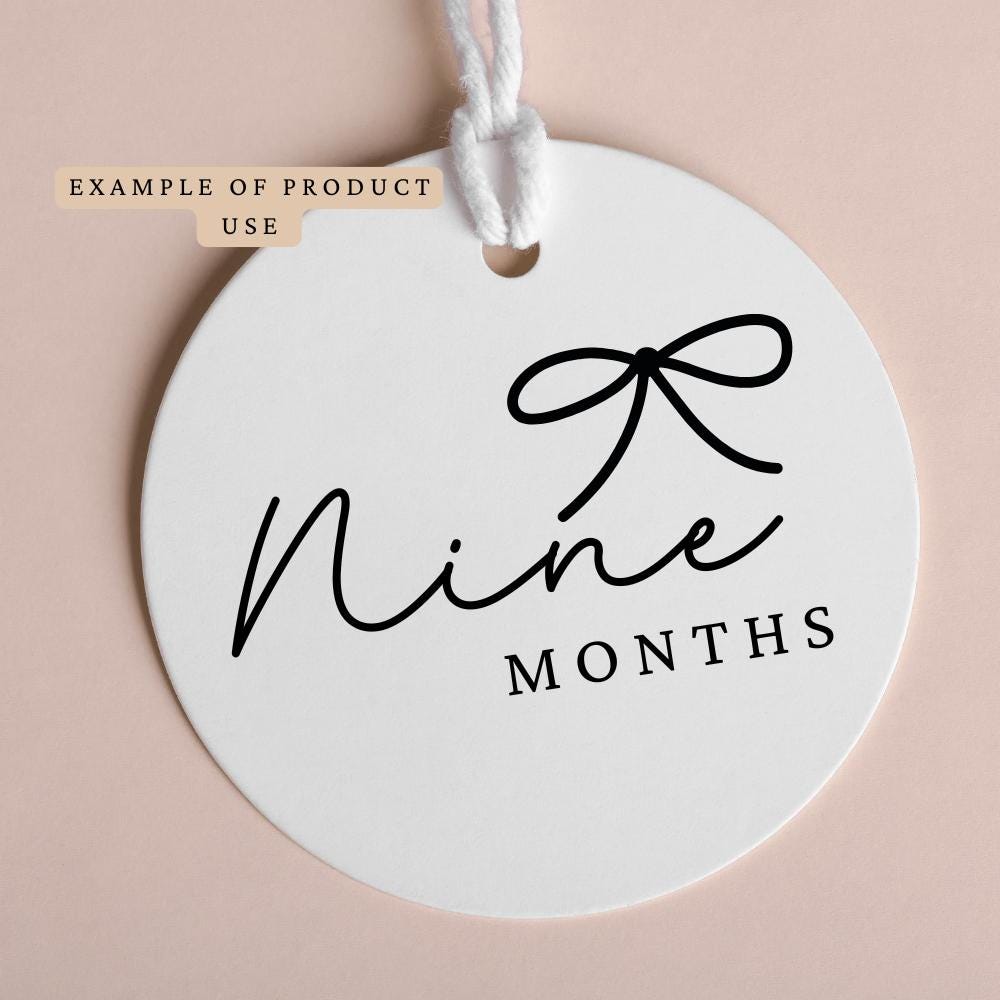 Baby Milestone SVG Bundle Digital Baby Monthly Milestone Rounds SVG ...