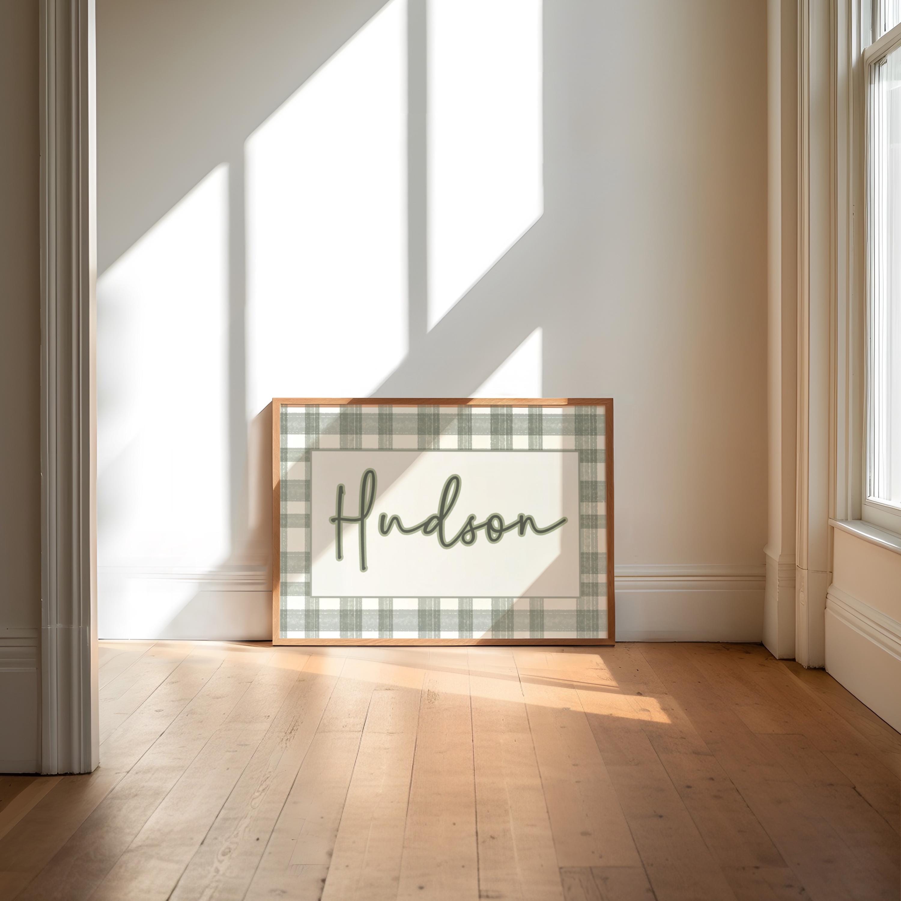 Nursery Name Sign Boy Name Nursery Art Personalized Nursery Decor ...