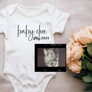Baby Announcement Digital Pregnancy Ultrasound Announcement Social Media Pregnancy Announcement Editable Gender Neutral Announcement Baby