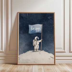 space nursery custom flag sign space baby name sign astronaut nursery decor outer space decor for nursery boy playroom wall art moon