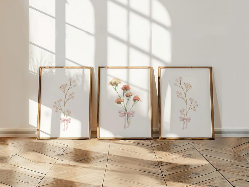 nursery decor girl wildflower nursery art wall decor for baby girl nursery flower decor