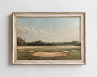 baseball decor for toddler boy room digital baseball field nursery print sport office decor outdoor sport field nursery wall art baseball