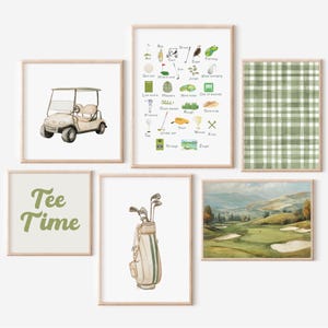 golf nursery decor wall print nursery gallery wall art golf prints for boy nursery vintage golf decor for boy playroom wall art tee time art