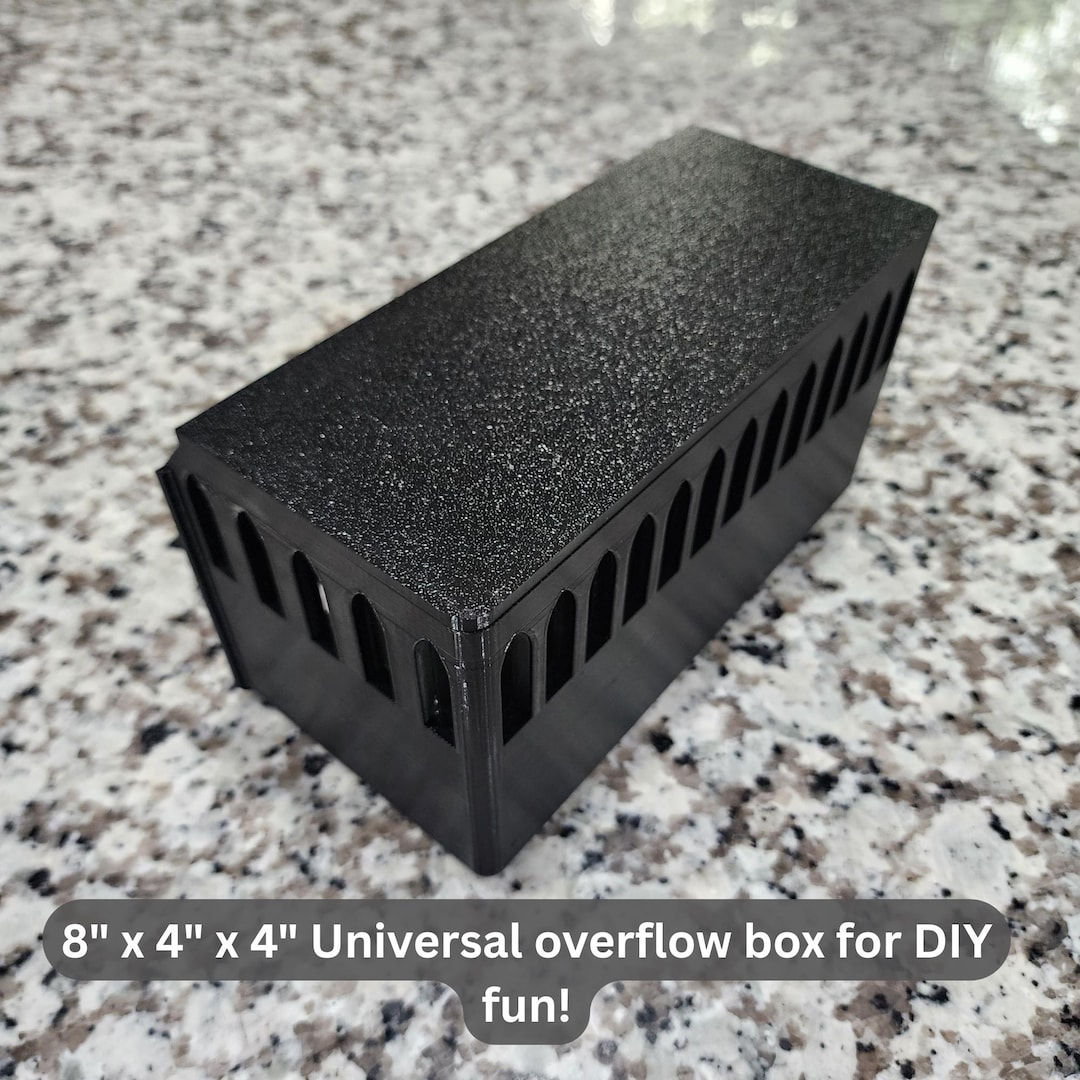 Universal Aquarium Overflow Box for DIY Projects! 8x4x4 - Etsy