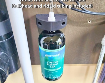 Universal Dosing Bottle Mount for Reef Tanks and Saltwater or Freshwater Aquariums
