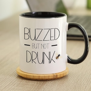 Grappige imkermok: koffiekopje bruisend maar niet dronken - leuk cadeau voor bijenliefhebber voor verjaardag en kerst