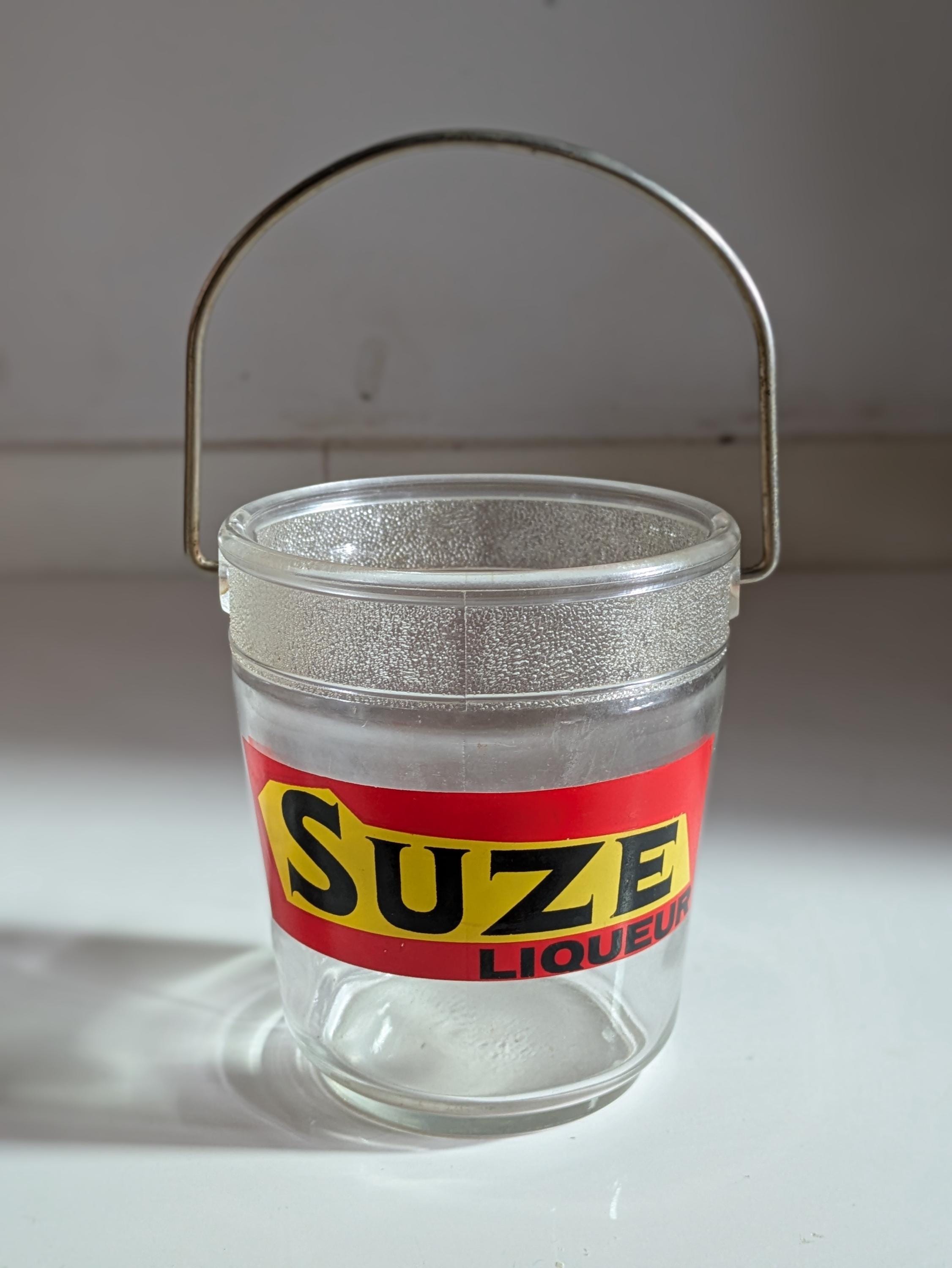 フランス アンティーク SUZE 販促商品 ガラス製 アイスバケツ French suze glass - Etsy 日本