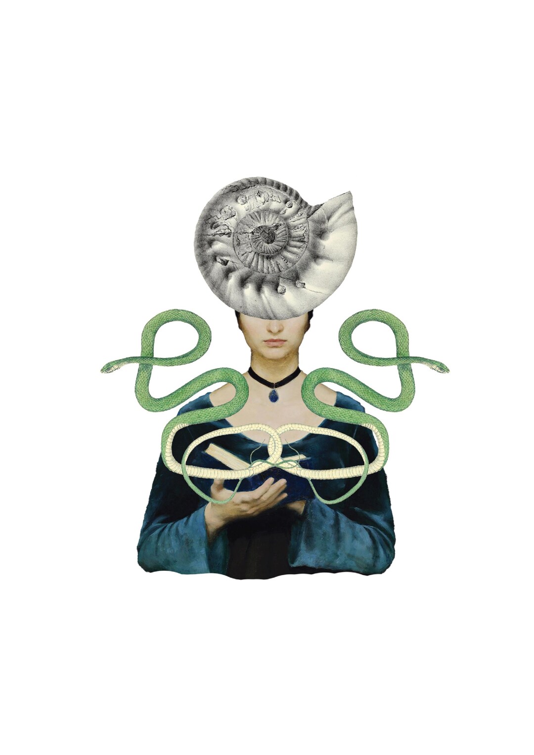 Wisdom Collage Examples Woman Wisdom Collage, Collage Art, Digital Download, Surreal Art, Magic ...
