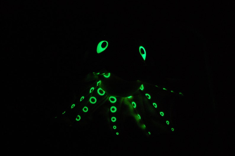 Leonardo the Octopus Glow in the Dark Stuffed Animal Plush Toy image 2